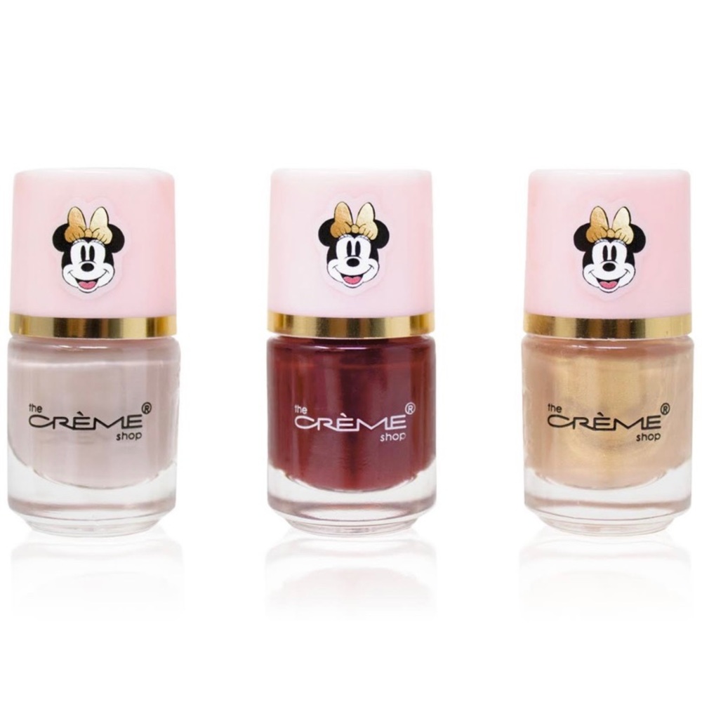 the C￼reme Shop x Disney Gel Effect Nail Polish Set Minnie Mouse Limited Edition